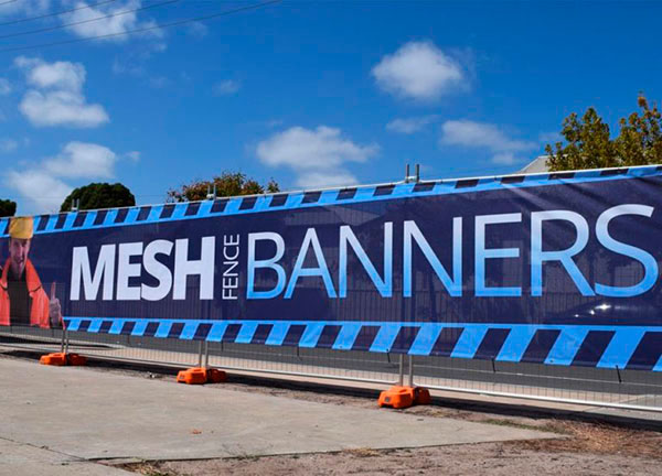 fence cover printed mesh banner