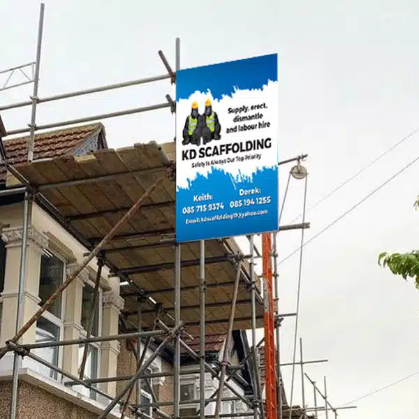 scaffolding banner