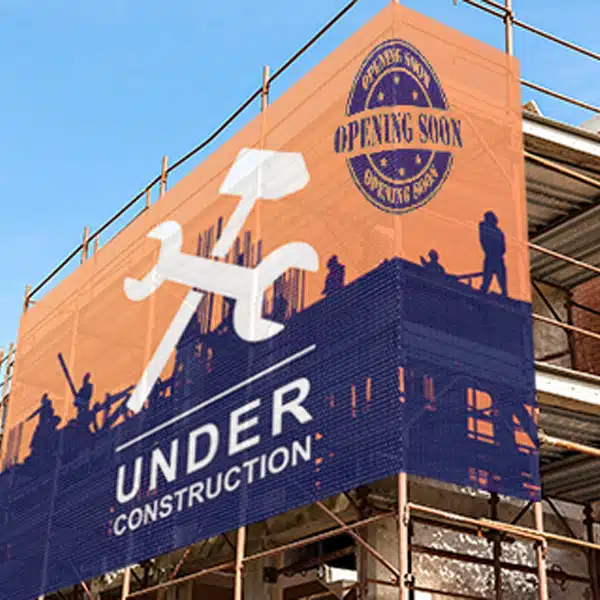 building wrap banner