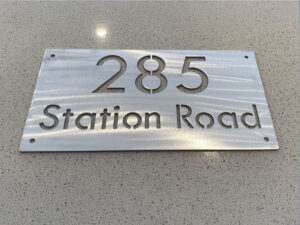 Metal Panel Sign